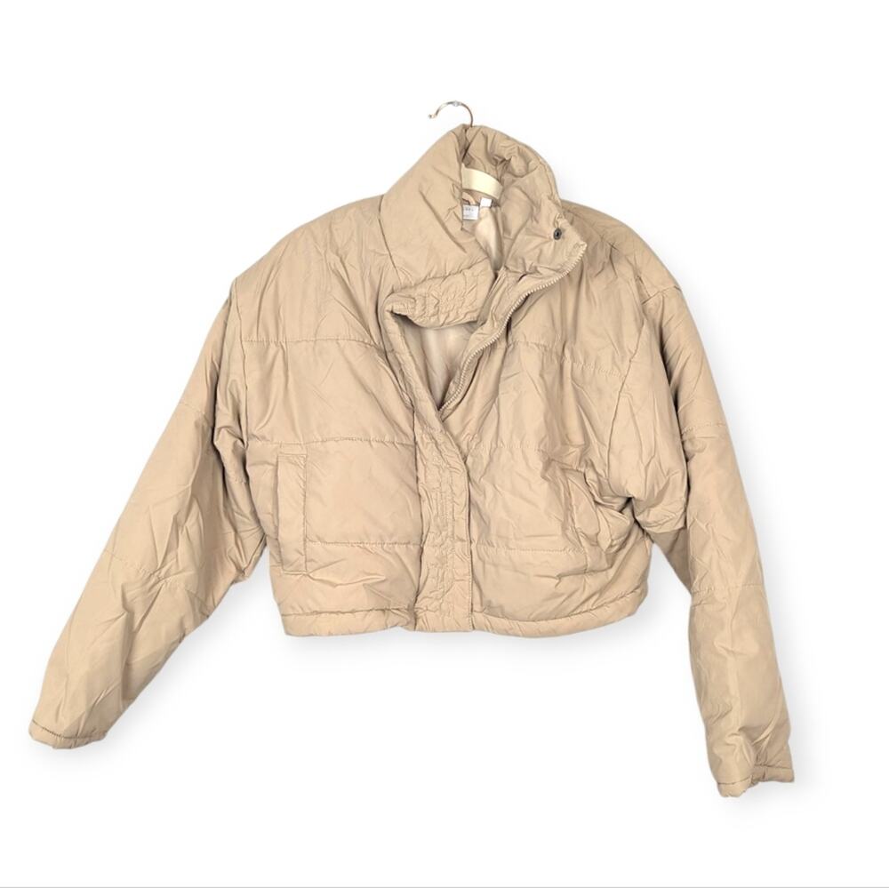 The Fifth Label Tan Remake Puffer Boxy Jacket Size L